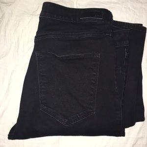 Size 10 (30”) jeggings Abercrombie and Fitch black